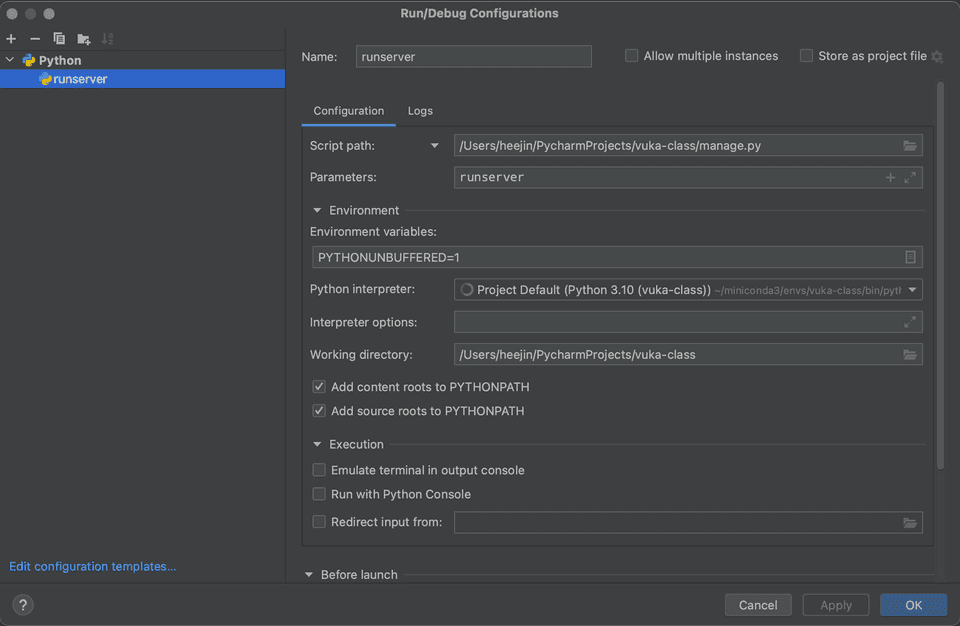 django_configurations